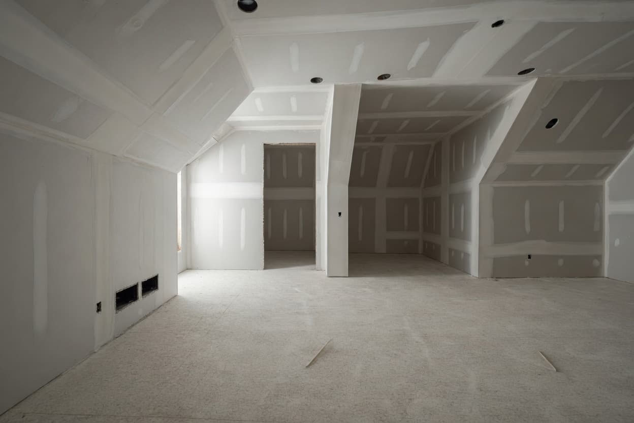 Precision attic conversion finish detail