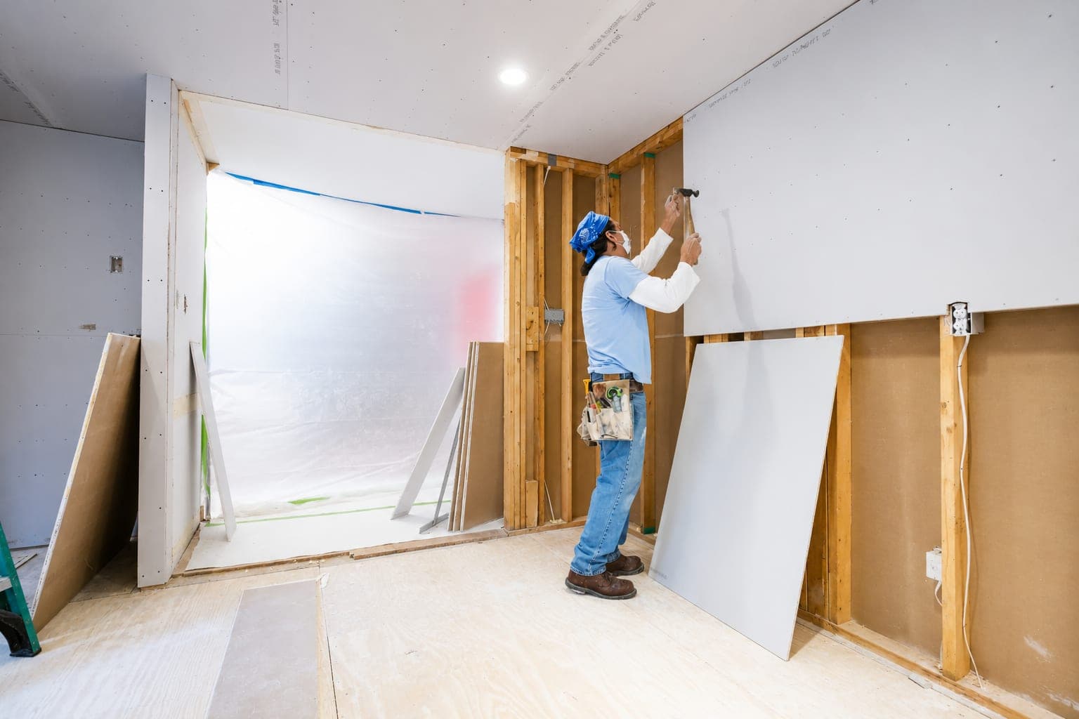 Professional drywall installation